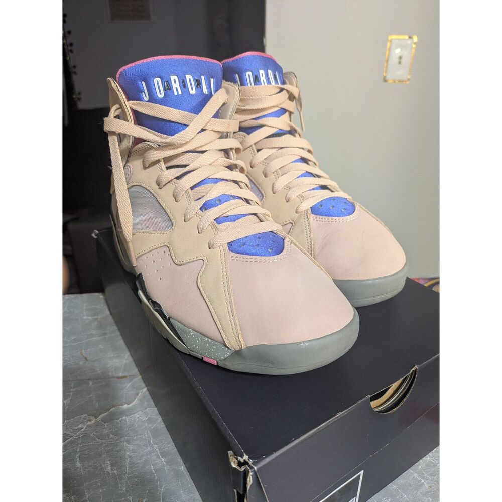 Air Jordan 7 Retro SE . Men's size 8 & Women's size 9.5 Tan Pink Blue